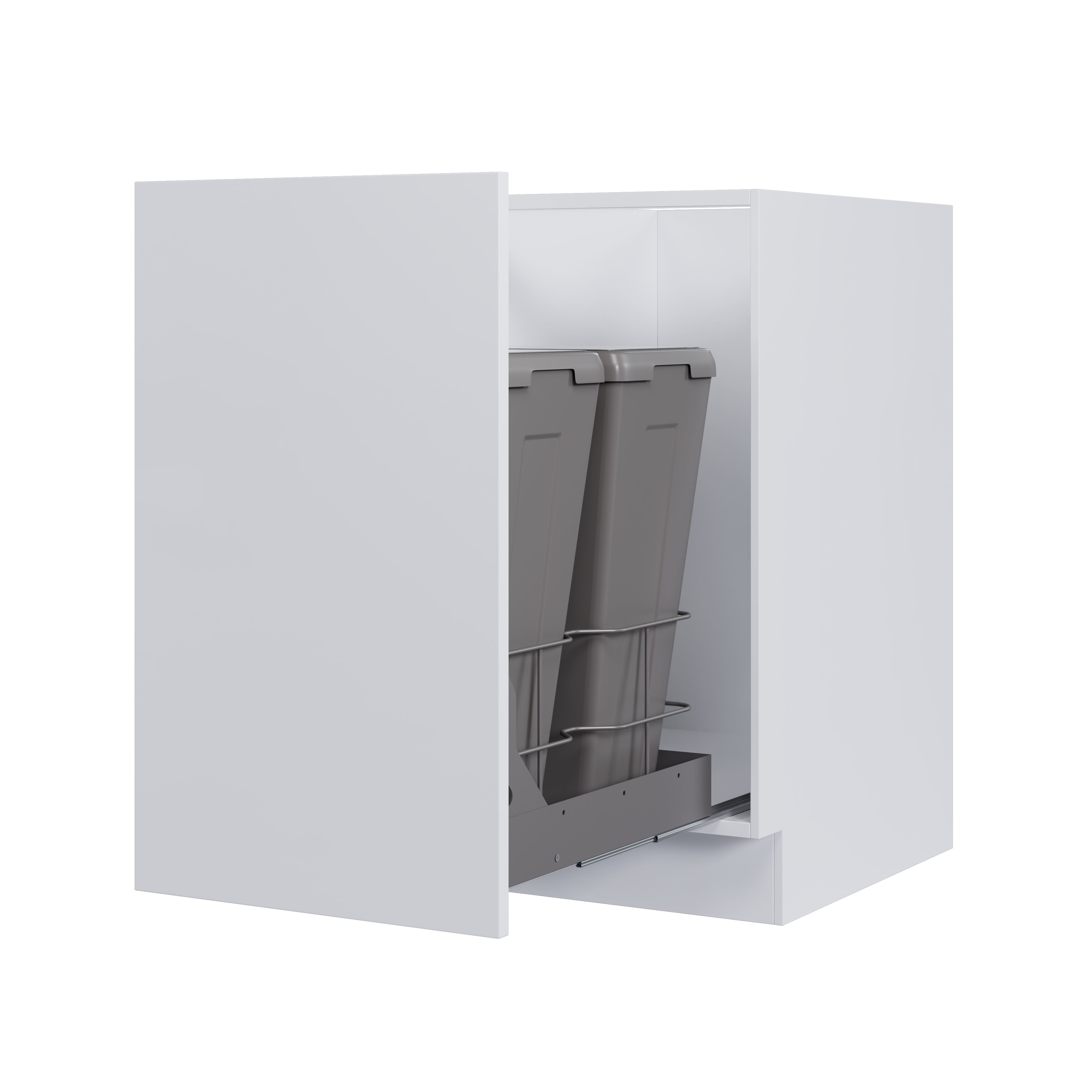 Glacial White Euro Cabinets 6